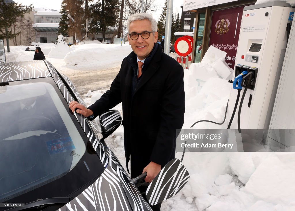 Jaguar Land Rover Electrifies At The World Economic Forum in Davos