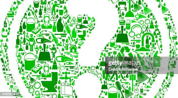 question mark  cleaning background pattern - facecloth stock illustrations