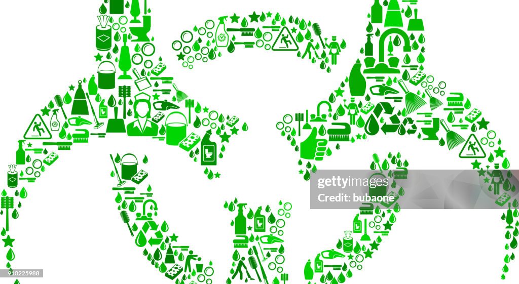 Biohazard Clean Icon Biohazard Cleaning Background Pattern High-Res Vector Graphic - Getty ...