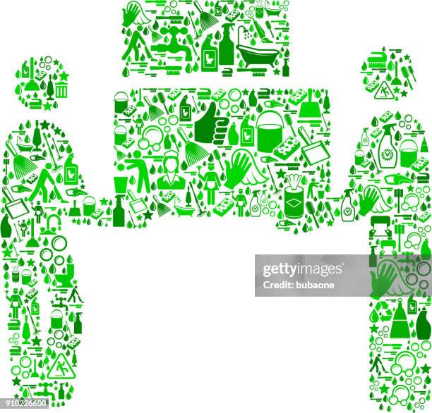 moving boxes  cleaning background pattern - facecloth stock illustrations