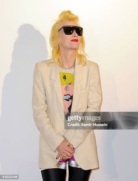 Pam Hogg attends the Paul Smith for Evian party at Millbank Tower on September 21, 2009 in London, England.