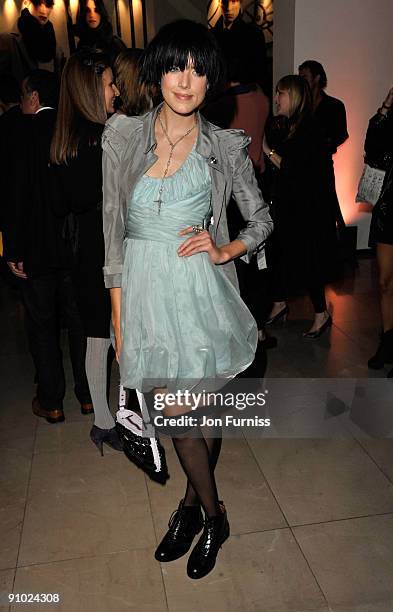 Agyness Deyn attends the Burberry after party during London Fashion Week Spring Summer 2010 on September 22, 2009 in London, United Kingdom.