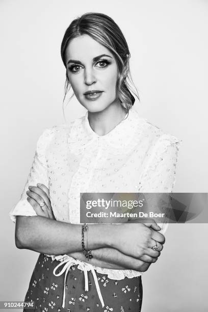 Amy Huberman of RTÉ One's 'Striking Out' poses for a portrait during the 2018 Winter TCA Tour at Langham Hotel on January 15, 2018 in Pasadena,...