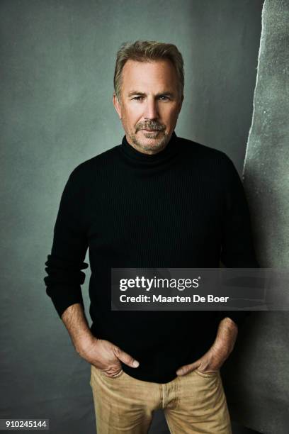 Actor Kevin Costner of Paramount Network's 'Yellowstone' poses for a portrait during the 2018 Winter TCA Tour at Langham Hotel on January 15, 2018 in...