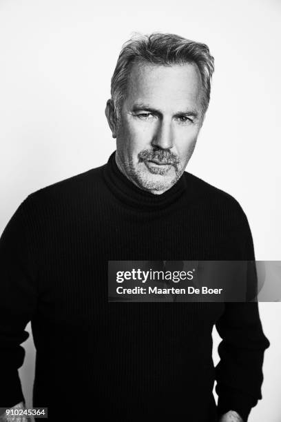 Actor Kevin Costner of Paramount Network's 'Yellowstone' poses for a portrait during the 2018 Winter TCA Tour at Langham Hotel on January 15, 2018 in...