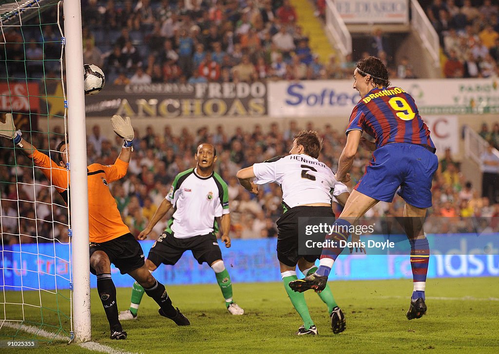 Racing Santander v Barcelona - La Liga