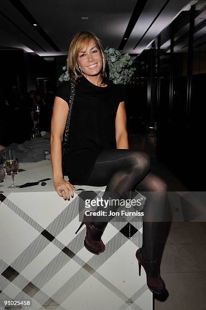 Tara Palmer-Tomkinson attends the Burberry after party during London Fashion Week Spring Summer 2010 on September 22, 2009 in London, United Kingdom.