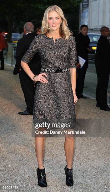 Donna Air attends the Burberry show at London Fashion Week Spring Summer 2010 - Arrivals on September 22, 2009 in London, United Kingdom.