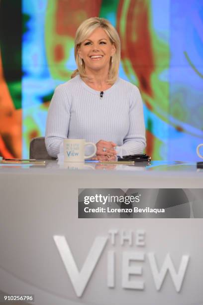 Gretchen Carlson is the guest co-host and Clive Davis is the guest today, Thursday, January 25, 2018 on Walt Disney Television via Getty Images's...