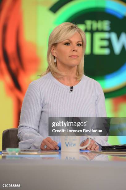 Gretchen Carlson is the guest co-host and Clive Davis is the guest today, Thursday, January 25, 2018 on Walt Disney Television via Getty Images's...