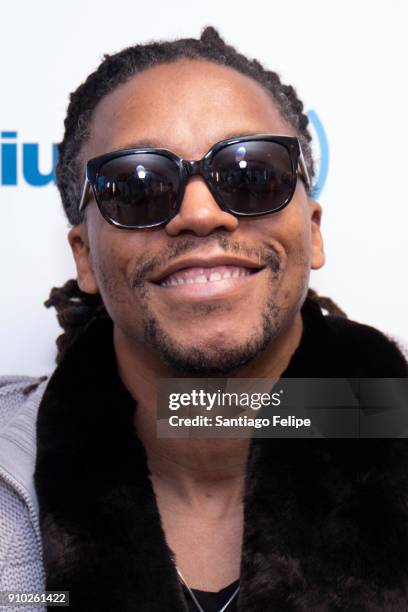 Lupe Fiasco visit SiriusXM Studios on January 25, 2018 in New York City.