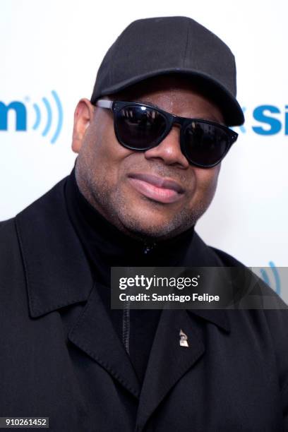 Jimmy Jam visits SiriusXM Studios on January 25, 2018 in New York City.