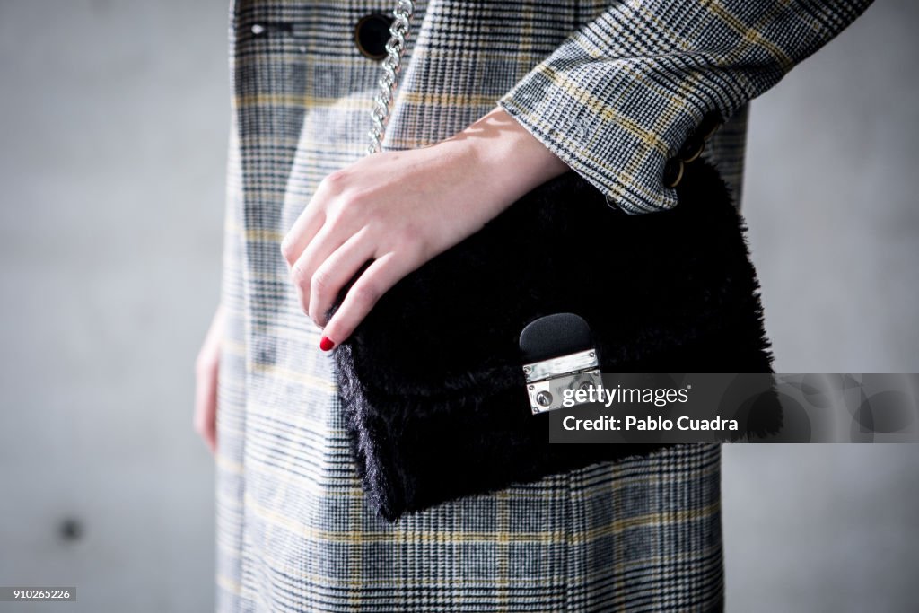 Day 1 - Street Style - Mercedes Benz Fashion Week Madrid - January 2018