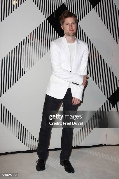 Christopher Bailey at Burberry Closing Party for London Fashion Week Spring Summer 2010 - Arrivals on September 22, 2009 in London, United Kingdom.