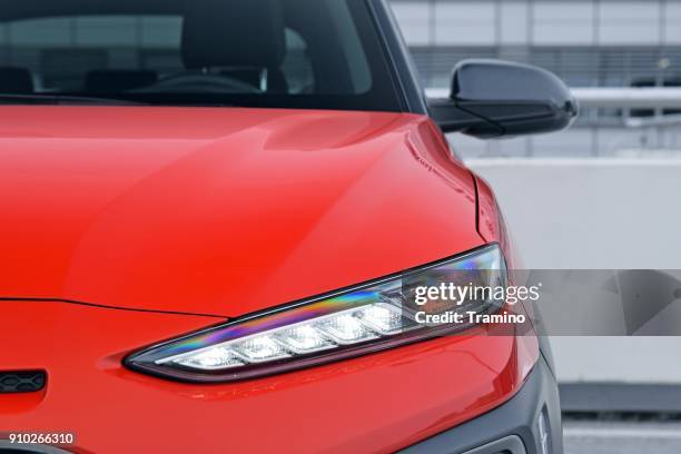 led light and blinker in a car - car blinker stock pictures, royalty-free photos & images