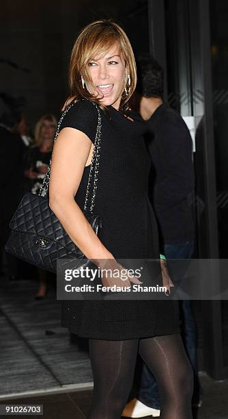 Tara Palmer Tomkinson attends the Burberry after party during London Fashion Week Spring Summer 2010 on September 22, 2009 in London, United Kingdom.