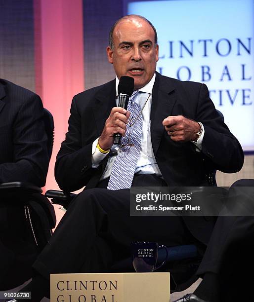 Muhtar Kent, President and CEO of the Coca-Cola Company, participates in the Fifth Annual Meeting of the Clinton Global Initiative on September 22,...