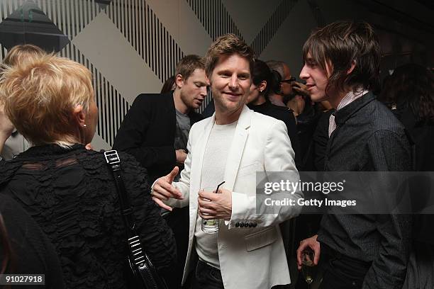 Christopher Bailey arrives at the Burberry Prorsum Spring/Summer 2010 Show at Rootstein Hopkins Parade Ground during London Fashion Week on September...