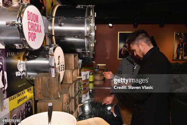 Juanes with Conagra brand at the gifting lounge at the 60th Annual GRAMMY Awards MusiCares Person Of The Year at Radio City Music Hall on January 25,...