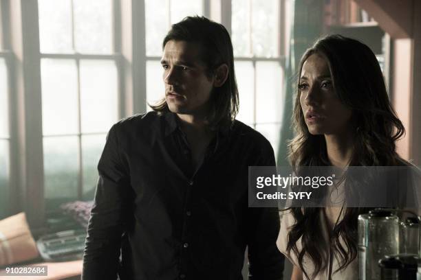 Be the Penny" Episode 304 -- Pictured: Jason Ralph as Quentin Coldwater, Stella Maeve as Julia Wicker --