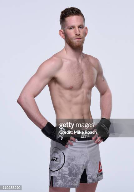 Austin Arnett poses for a portrait during a UFC photo session on January 24, 2018 in Charlotte, North Carolina.