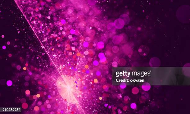 abstract pink spotted bokeh background - glamour stock-fotos und bilder
