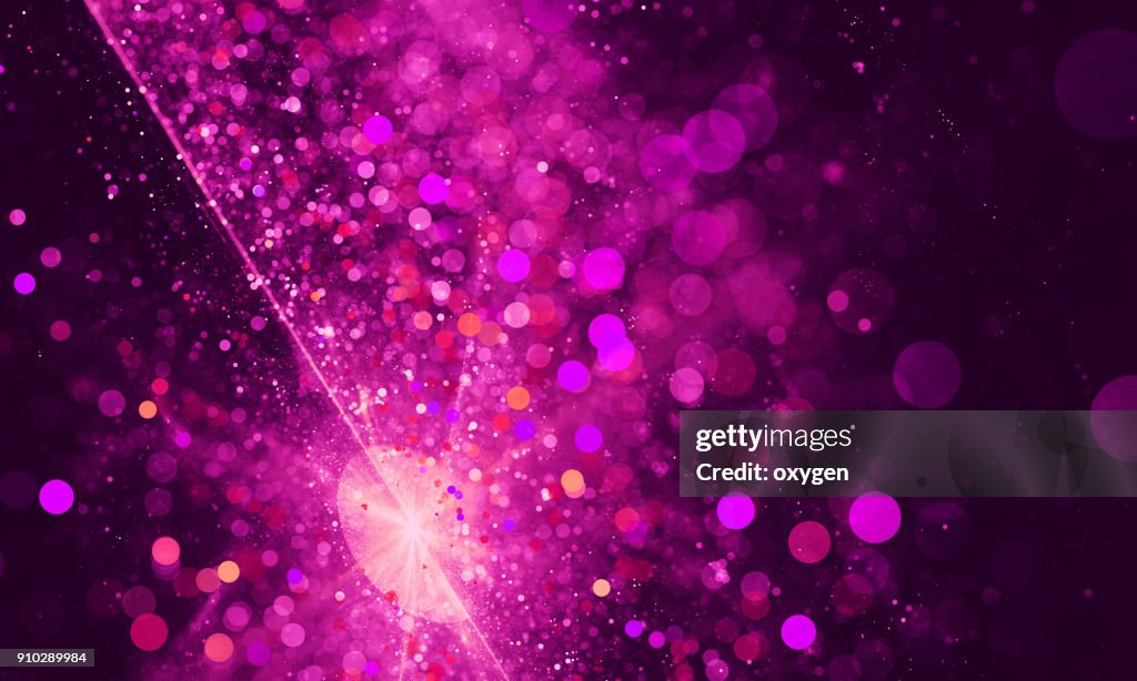Abstract pink spotted bokeh background
