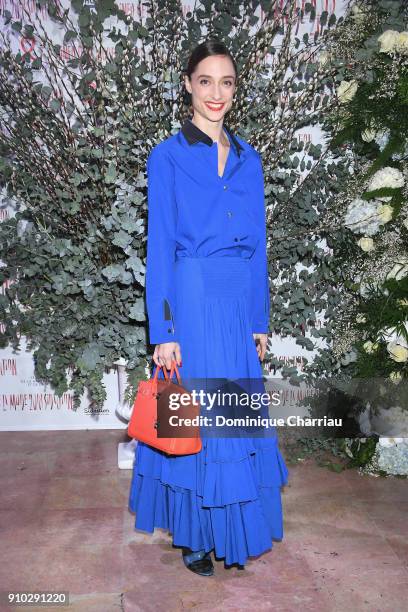 Dorothee Gilbert attends the 16th Sidaction as part of Paris Fashion Week on January 25, 2018 in Paris, France.