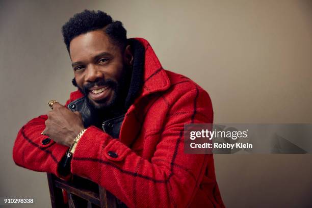 Colman Domingo from 'Assassination Nation' poses for a portrait at the YouTube x Getty Images Portrait Studio at 2018 Sundance Film Festival on...