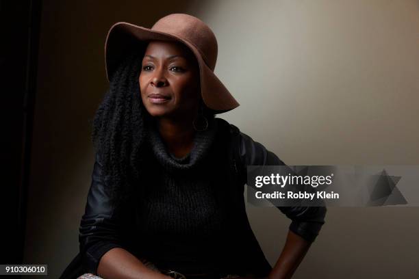 Crystal R. Fox from the fim 'Burden' poses for a portrait at the YouTube x Getty Images Portrait Studio at 2018 Sundance Film Festival on January 21,...