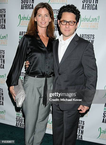 Abrams and wife Katie McGrath attend 'Artists For A New South Africa Jabulani 20th Anniversary Celebration' at The Wiltern on September 22, 2009 in...