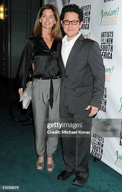 Abrams and wife Katie McGrath attend 'Artists For A New South Africa Jabulani 20th Anniversary Celebration' at The Wiltern on September 22, 2009 in...