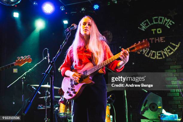 Tamara Lindeman of The Weather Station performs at Brudenell Social Club on January 25, 2018 in Leeds, England.