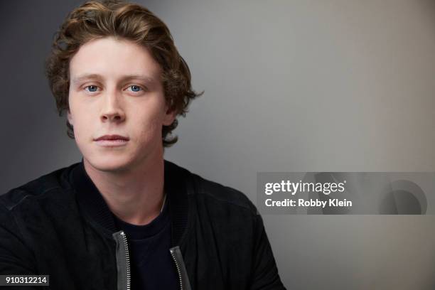 George MacKay from the film 'Ophelia' poses for a portrait in the YouTube x Getty Images Portrait Studio at 2018 Sundance Film Festival on January...