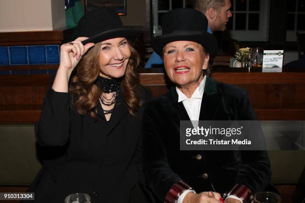Ilona Baumgart and Hannelore Lay during the 'Senatsbock Party' At The Blockbraeu on January 25, 2018 in Hamburg, Germany.
