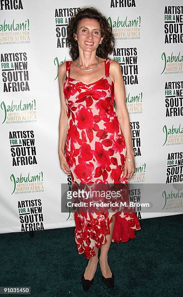 Composer Helene Muddiman attends the Artists for a New South Africia 20th anniversary celebration at The Wiltern on September 22, 2009 in Los...