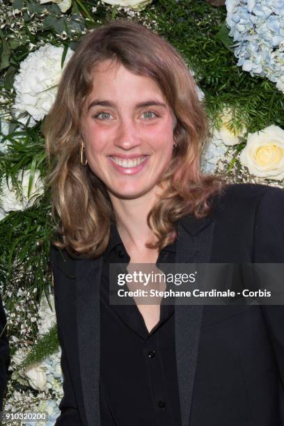 Adele Haenel attends the 16th Sidaction as part of Paris Fashion Week on January 25, 2018 in Paris, France.