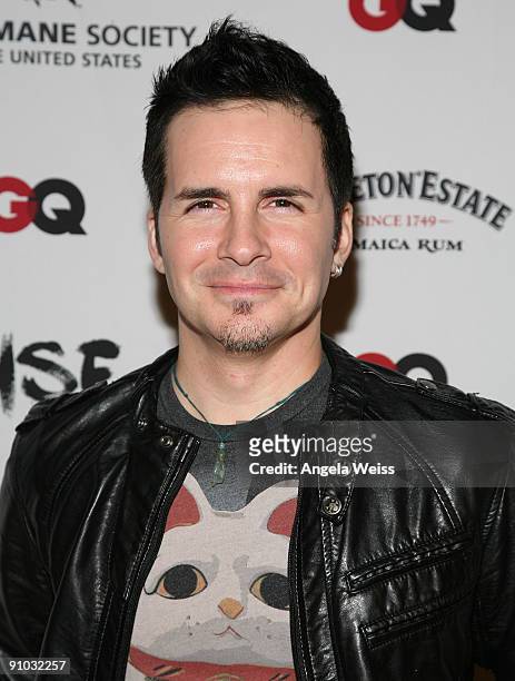 Hal Sparks arrives to NSF & GQ Magazine's Stop Puppy Mills Humane Society benefit at a private estate on September 22, 2009 in Los Angeles,...