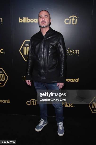 Radio DJ Zane Lowe attends 2018 Billboard Power 100 on January 25, 2018 at Nobu 57 in New York City.