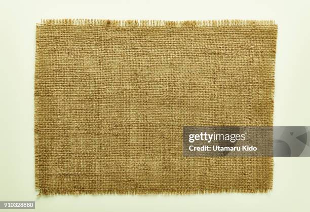 hemp table cloth. abstract image. - lace textile stock-fotos und bilder