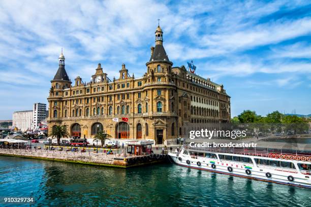 haydarpasa train station, kadikoy, istanbul - haydarpasa stock pictures, royalty-free photos & images