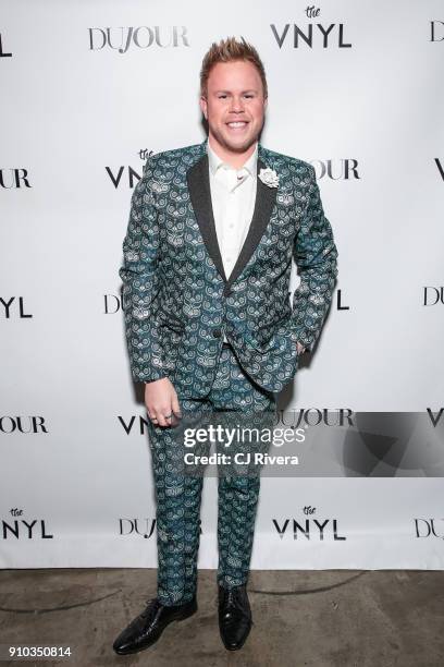 Andrew Werner attends a celebration of Diane Kruger's DuJour Magazine cover at The Vnyl on January 25, 2018 in New York City.