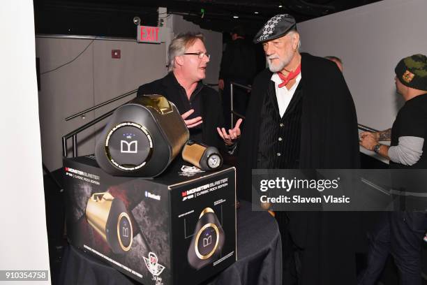Mick Fleetwood with Monster Cable at the gifting lounge at the 60th Annual GRAMMY Awards MusiCares Person Of The Year at Radio City Music Hall on...