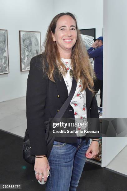 Rebecca Bloom at OPENING NIGHT | ART LOS ANGELES CONTEMPORARY, 9TH EDITION at Barkar Hangar on January 25, 2018 in Santa Monica, California.