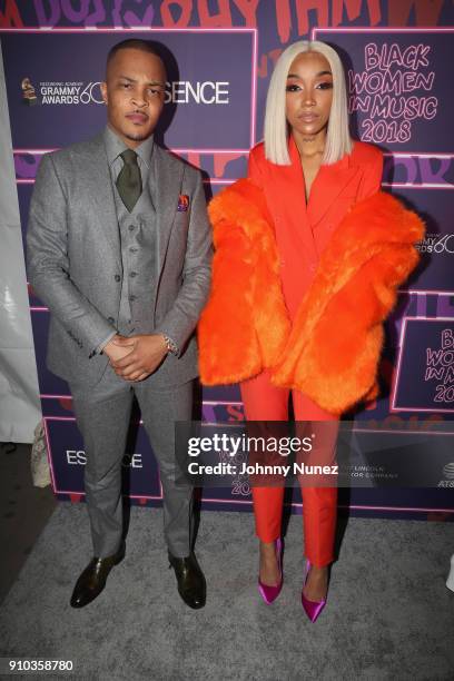 And musician Tokyo Jetz attend the Essence 9th annual Black Women in Music at Highline Ballroom on January 25, 2018 in New York City.