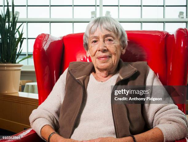 Portrait of science fiction author Ursula K Le Guin at Wordstock Literary Festival in Portland, Oregon, United States on 9th October 2011.