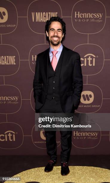 Alex Lacamoire attends the Warner Music Group Pre-Grammy Party in association with V Magazine on January 25, 2018 in New York City.