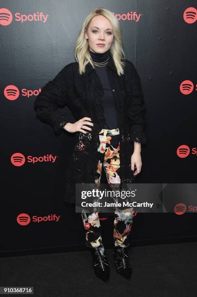 Musician Sarah Reeves attends "Spotify's Best New Artist Party" at Skylight Clarkson on January 25, 2018 in New York City.