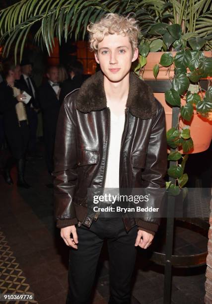 Troye Sivan attends Delta Air Lines, the Official Airline Partner of the GRAMMY Awards® and Supporter of First-Time Nominees hosted a private...