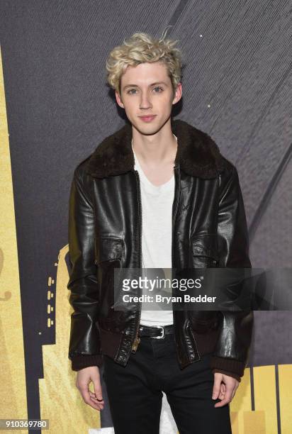 Troye Sivan attends Delta Air Lines, the Official Airline Partner of the GRAMMY Awards® and Supporter of First-Time Nominees hosted a private...